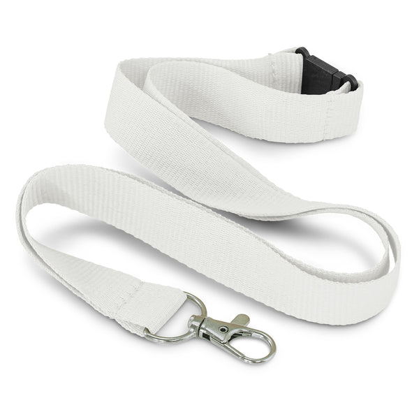 Eco RPET Lanyard (White)