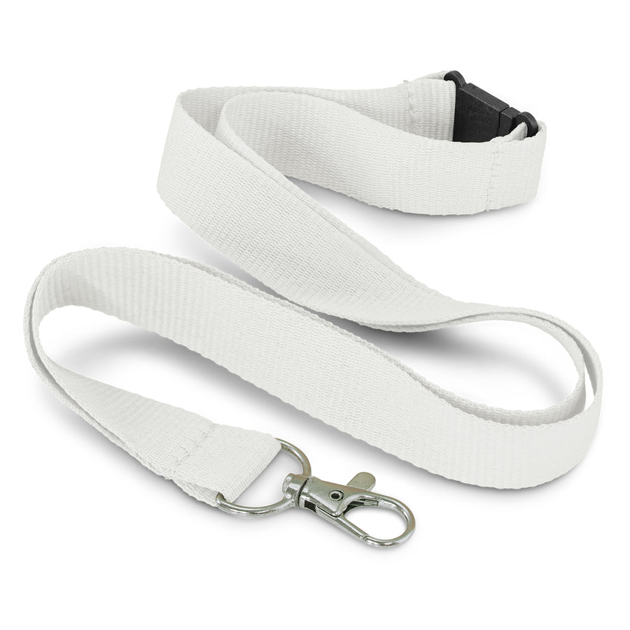 Eco RPET Lanyard (White)