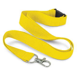 Eco RPET Lanyard (Orange) — Yellow