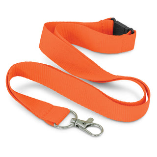 Eco RPET Lanyard (Yellow) — Orange