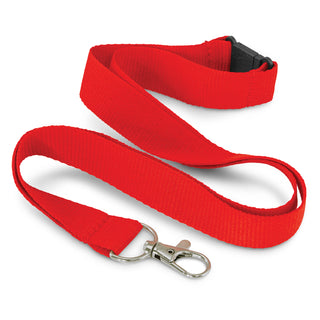 Eco RPET Lanyard (Dark Green) — Red