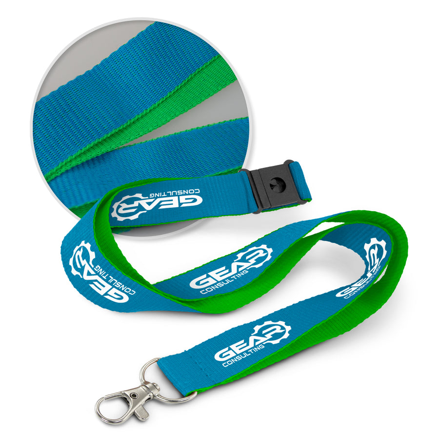 Twin Duplex Lanyard (Black)