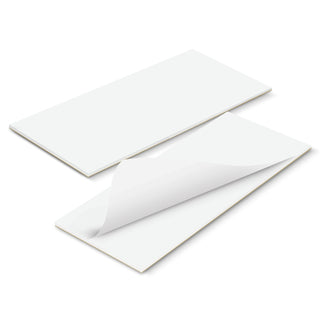 Folio 90mm x 160mm Note Pad - Full Colour (White) — White
