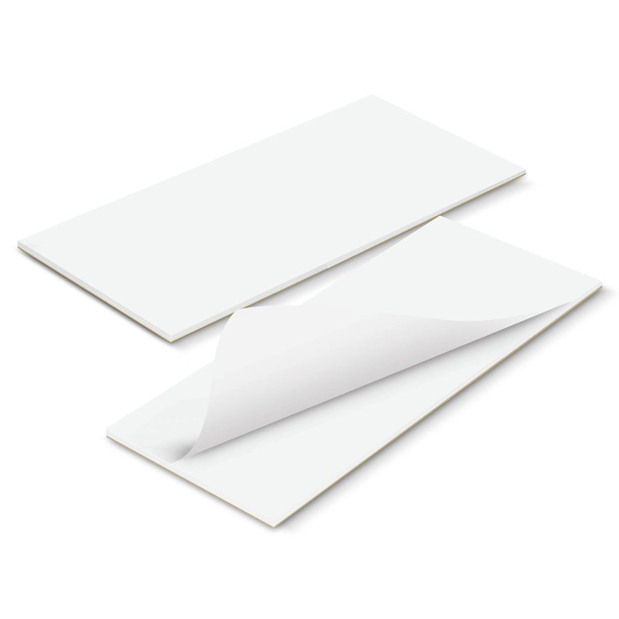 Folio 90mm x 160mm Note Pad - Full Colour (White)