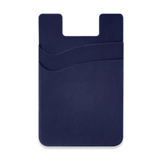 Pixel Dual Silicone Phone Wallet - Full Colour (Red) — Navy