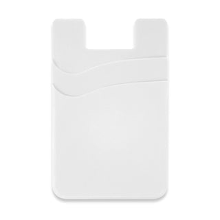 Pixel Dual Silicone Phone Wallet - Full Colour (Red) — White