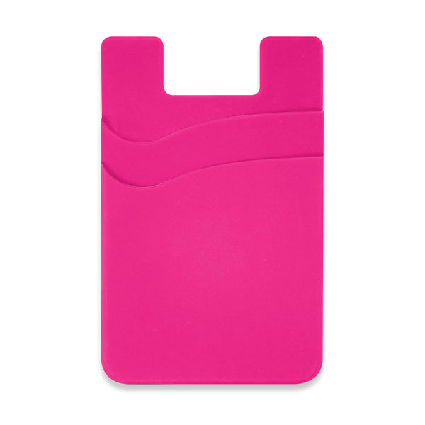 Pixel Dual Silicone Phone Wallet - Full Colour (Red)