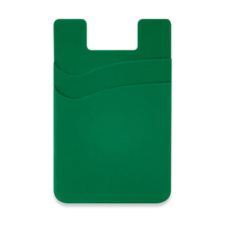Pixel Dual Silicone Phone Wallet - Full Colour (Red) — Dark Green