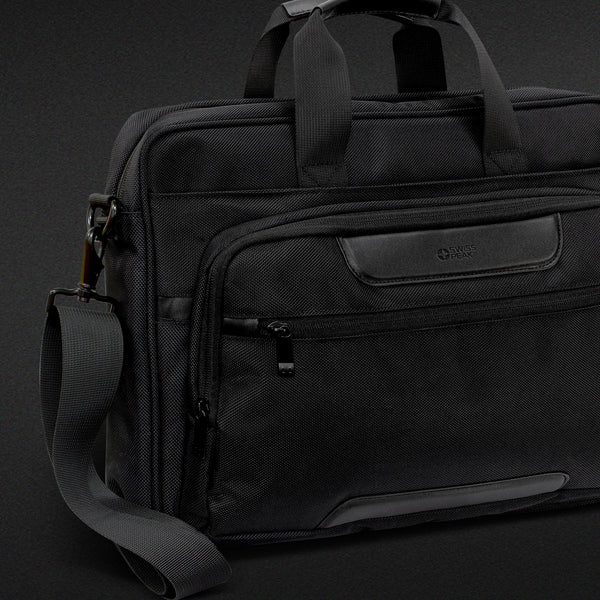 Swiss Peak Voyager Laptop Bag (Black)