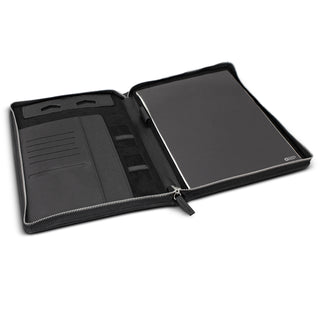 Swiss Peak Heritage A4 Portfolio with Zipper (Black) — Internal