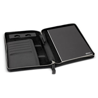 Swiss Peak Heritage A5 Portfolio with Zipper (Black) — Internal