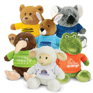 Cuddle Assorted Plush Toys (T-Shirt: White)