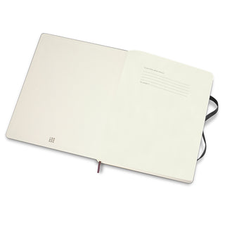 Moleskine Classic Soft Cover Notebook - Extra Large (Black) — First Page