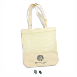 Laurel Cotton Tote Bag (Natural) — nan