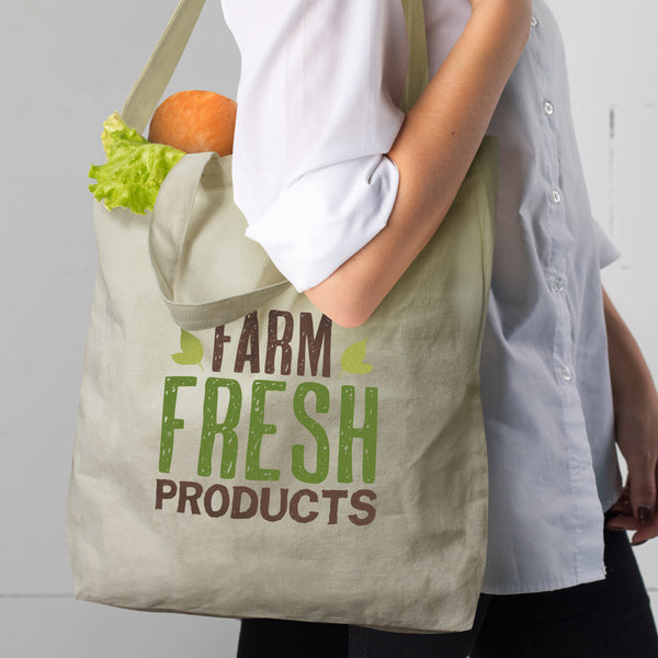 Harbour Cotton Shoulder Tote Bag (Natural)