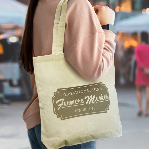 Liberty Cotton Tote Bag (Natural)
