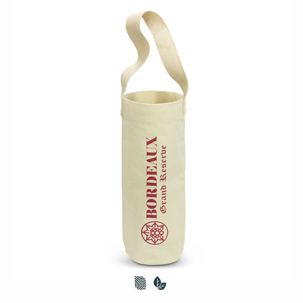Vintage Cotton Wine Tote Bag (Natural)