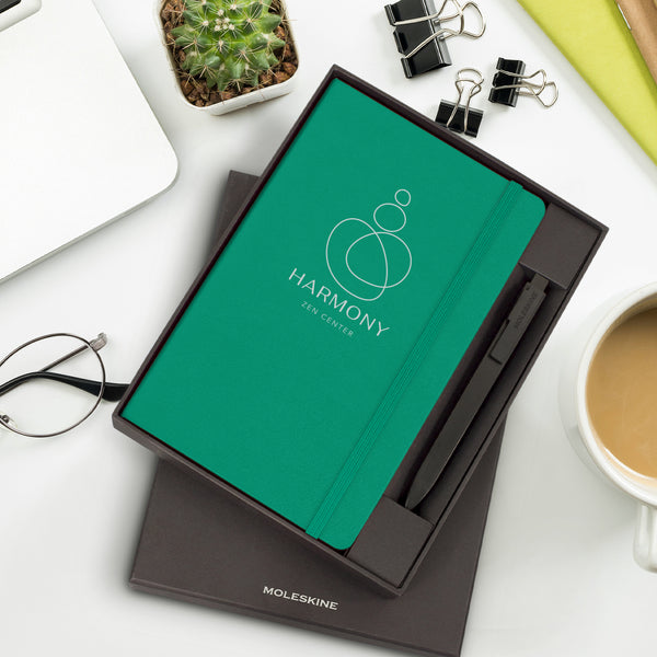 Moleskine Notebook and Pen Gift Set (White)