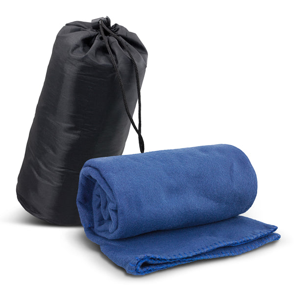 Thermal Fleece Blanket in Carry Bag (Royal Blue)