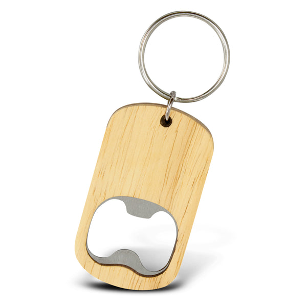 Tack Bottle Opener Key Ring (Natural)