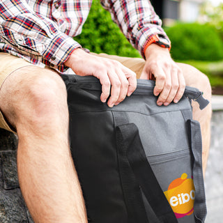 Tundra Roll Top Cooler Bag (Black) — Feature