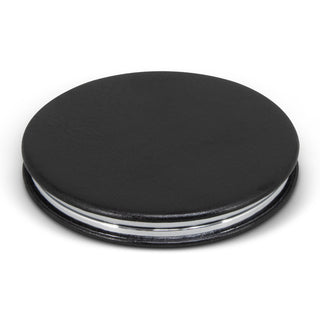 Pearl Compact Mirror (Black) — Black