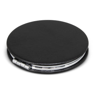 Pearl Compact Mirror (Black) — Back