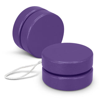 Spin Wooden Yoyo (Purple) — Purple