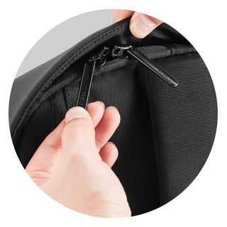 Harbour Sling (Black) — Lockable Zipper