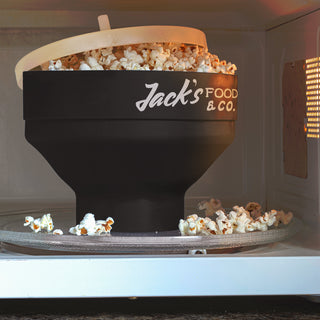Hearth Microwave Popcorn Popper (Black) — Feature
