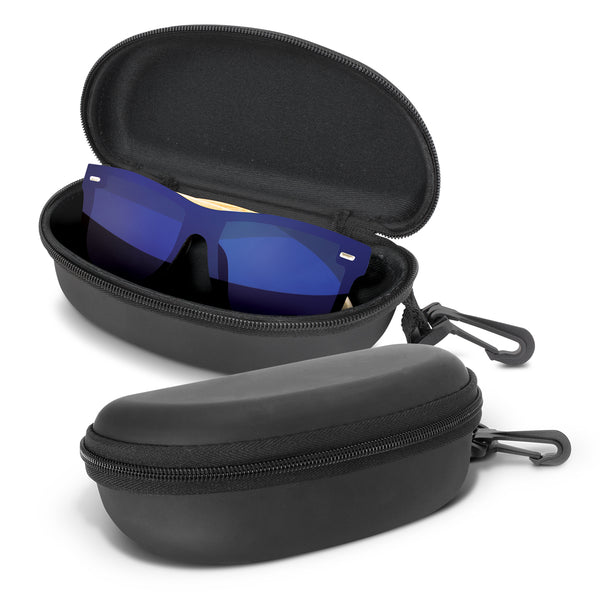 Grove Mirror Lens Sunglasses - Bamboo (Blue)