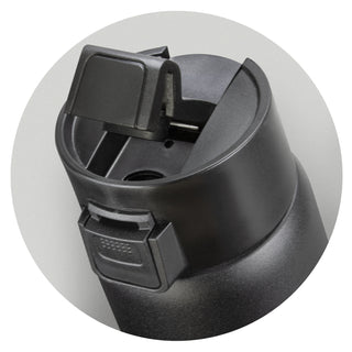 Swiss Peak Stealth Vacuum Mug (Black) — Lid