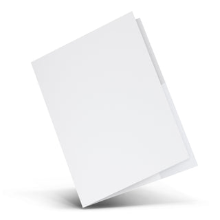 Folio A4 Presentation Folder (White) — White