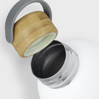 Tasman Steel Bottle (White) — Detail