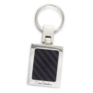 Pierre Cardin Avant-Garde Key Ring (Silver) — Front