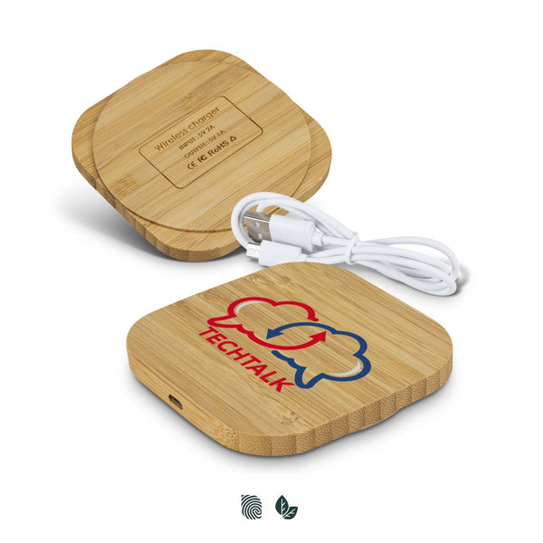 Grove Bamboo Wireless Charger - Square (Natural)