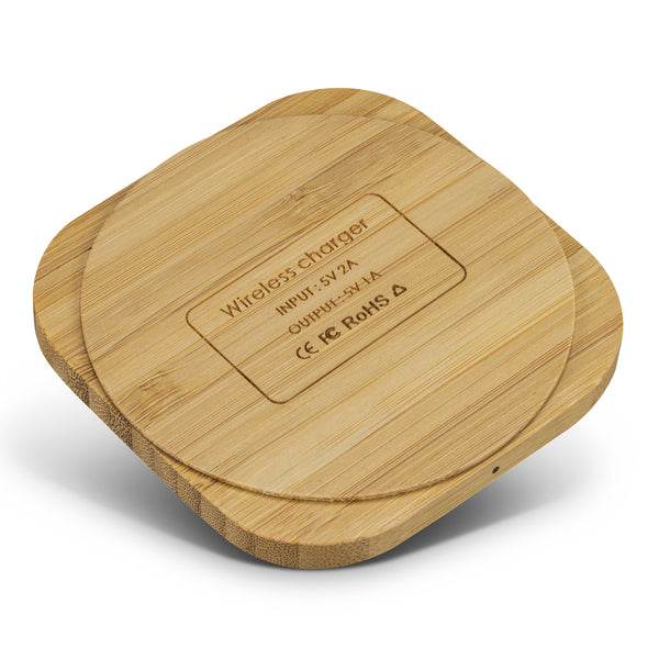 Grove Bamboo Wireless Charger - Square (Natural)