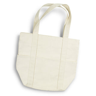 Canvas Canvas Tote Bag (Natural) — Flat
