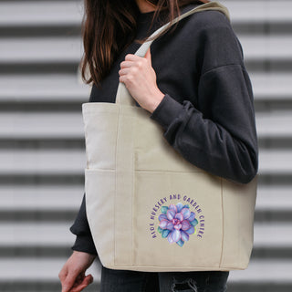 Canvas Canvas Tote Bag (Black) — Feature