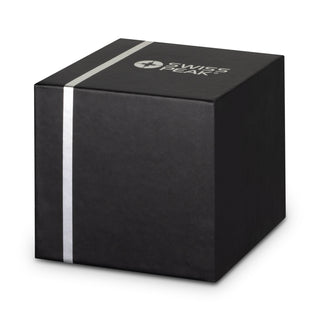Swiss Peak Bass Speaker (Steel Grey) — Gift Box