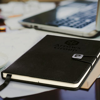 Pierre Cardin Biarritz Notebook (Black) — Feature