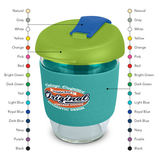 Quartz Cup Borosilicate - 350ml (Dark Blue) — Mix and Match