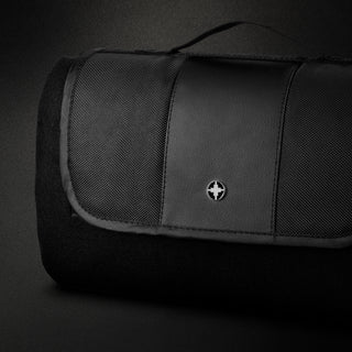 Swiss Peak Picnic Blanket (Black) — Feature