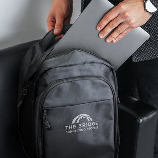 Summit Laptop Backpack (Black) — Feature