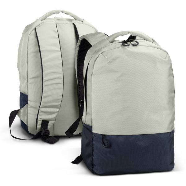 Peak Laptop Backpack (Grey/Navy)