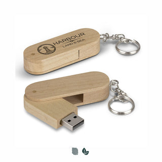Kauri 8GB Flash Drive (Natural) — Impact Aware
