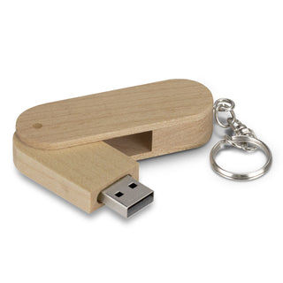 Kauri 8GB Flash Drive (Natural) — Open