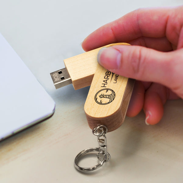 Kauri 8GB Flash Drive (Natural)