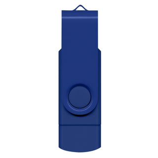 Apex 8GB Dual Flash Drive (Dark Blue)