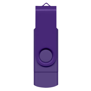 Apex 8GB Dual Flash Drive (Purple)